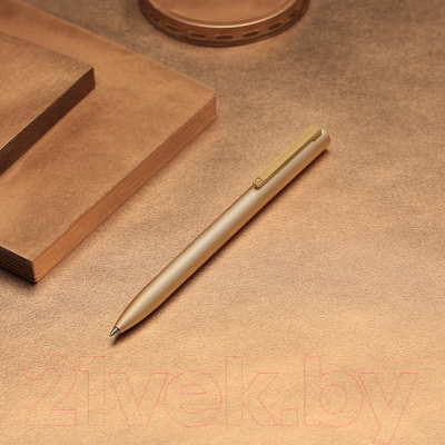 Ручка шариковая Xiaomi Mi Aluminum Rollerball Pen Gold (BZL4006TY)