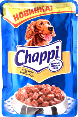 Влажный корм для собак Chappi мясное изобилие (100г)