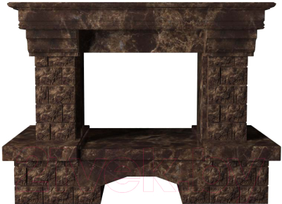 Портал для камина Glivi Несвиж 150x74x110 Emperador Dark (темно-коричневый)