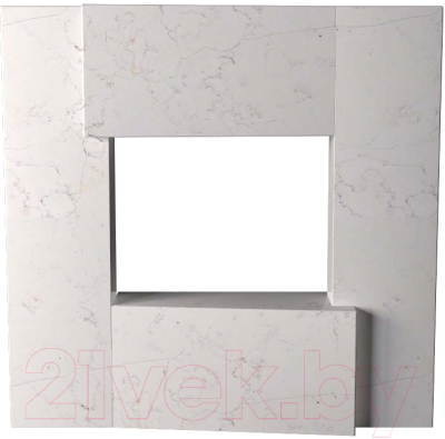 Портал для камина Glivi Порто 136x155x134 Biancone (белый)