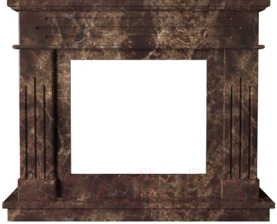 Портал для камина Glivi Рогнеда 135x43.5x110 Emperador Dark (темно-коричневый)