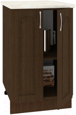 Шкаф-стол кухонный Кортекс-мебель Корнелия Ретро НШ50р (венге/мадрид)