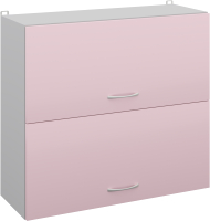 Шкаф навесной для кухни Кортекс-мебель Корнелия Лира ВШ80-2г (розовый) - 