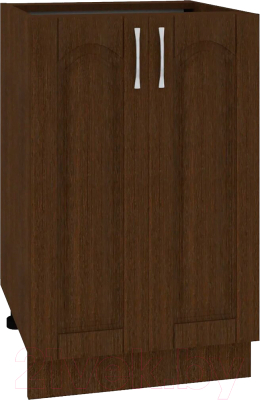 Шкаф-стол кухонный Кортекс-мебель Корнелия Ретро НШ50р без столешницы (венге)