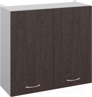 Шкаф навесной для кухни Кортекс-мебель Корнелия Лира ВШ80с (венге)