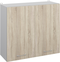 Шкаф навесной для кухни Кортекс-мебель Корнелия Лира ВШ80с (дуб сонома) - 