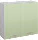 Шкаф навесной для кухни Кортекс-мебель Корнелия Лира ВШ80с (зеленый) - 