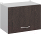 Шкаф под вытяжку Кортекс-мебель Корнелия Лира ВШГ50-1г-360 (венге) - 