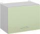 Шкаф под вытяжку Кортекс-мебель Корнелия Лира ВШГ50-1г-360 (зеленый) - 
