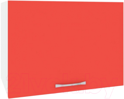 Шкаф под вытяжку Кортекс-мебель Корнелия Лира ВШГ50-1г-360 (красный)