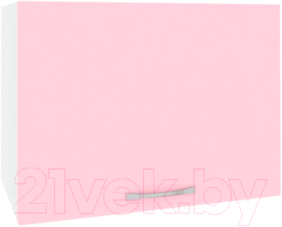 Шкаф под вытяжку Кортекс-мебель Корнелия Лира ВШГ50-1г-360 (розовый)