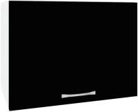 Шкаф под вытяжку Кортекс-мебель Корнелия Лира ВШГ50-1г-360 (черный) - 