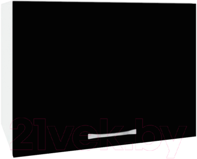 Шкаф под вытяжку Кортекс-мебель Корнелия Лира ВШГ50-1г-360 (черный)