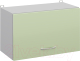 Шкаф под вытяжку Кортекс-мебель Корнелия Лира ВШГ60-1г-360 (зеленый) - 