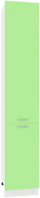 Шкаф-пенал кухонный Кортекс-мебель Корнелия Лира НШП40 (зеленый)