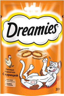 Лакомство для кошек Dreamies С курицей (30г)