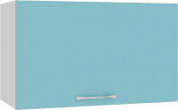 Шкаф под вытяжку Кортекс-мебель Корнелия Мара ВШГ60-1г-360 (голубой) - 