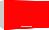 Шкаф под вытяжку Кортекс-мебель Корнелия Мара ВШГ60-1г-360 (красный) - 