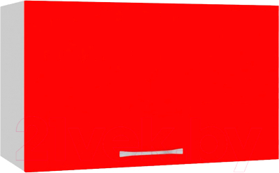 Шкаф под вытяжку Кортекс-мебель Корнелия Мара ВШГ60-1г-360 (красный)