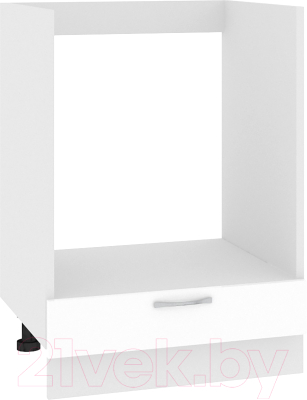 Шкаф под духовку Кортекс-мебель Корнелия Мара НШ60д (белый)