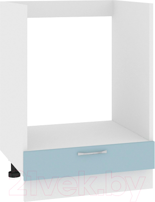 Шкаф под духовку Кортекс-мебель Корнелия Мара НШ60д (голубой)