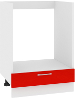 Шкаф под духовку Кортекс-мебель Корнелия Мара НШ60д (красный) - 