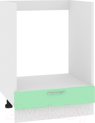 Шкаф под духовку Кортекс-мебель Корнелия Мара НШ60д (салатовый)