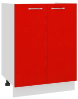 Шкаф под мойку Кортекс-мебель Корнелия Мара НШ60м (красный) - 
