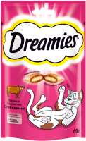 Лакомство для кошек Dreamies С говядиной (60г) - 