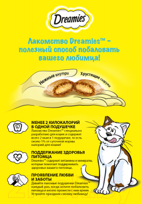 Лакомство для кошек Dreamies С говядиной (60г)
