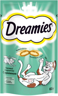 

Лакомство для кошек Dreamies, С кроликом