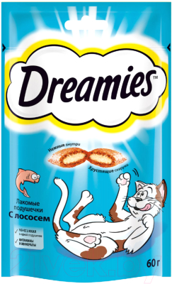 Лакомство для кошек Dreamies С лососем (60г)