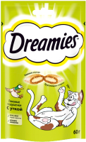 Лакомство для кошек Dreamies С уткой (60г) - 