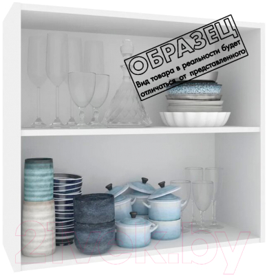 Шкаф навесной для кухни Кортекс-мебель Корнелия Лира ВШ80 (белый)
