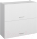 Шкаф навесной для кухни Кортекс-мебель Корнелия Лира ВШ80-2г (белый) - 