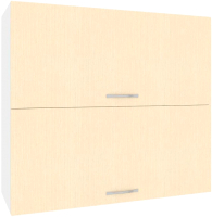 Шкаф навесной для кухни Кортекс-мебель Корнелия Лира ВШ80-2г (венге светлый) - 