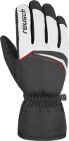 Перчатки лыжные Reusch Snow King / 4801198 120 (р-р 7, White/FireRed/Black) - 