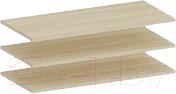 Комплект полок для корпусной мебели Лером Карина ПЛ-1025-АС (ясень асахи)