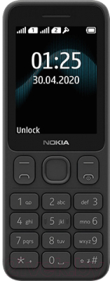 Мобильный телефон Nokia 125 Dual Sim (черный)