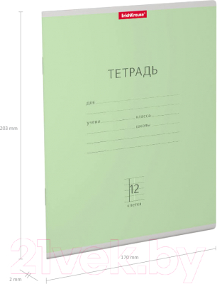 Изображение товара Тетрадь Erich Krause Классика / 35184 (12л, клетка)