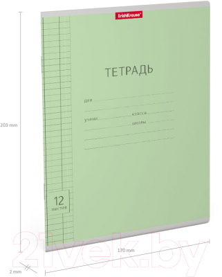 Изображение товара Тетрадь Erich Krause Классика / 40000 (12л, клетка)
