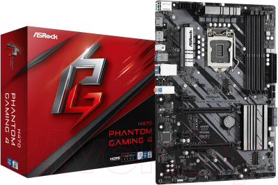 Материнская плата AsRock H470 Phantom Gaming 4