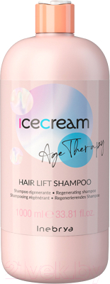 Шампунь для волос Inebrya Hair Lift для молодости волос (1л)