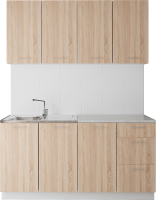 

Готовая кухня Артём-Мебель, Оля СН-114 без стекла ДСП 1.6м