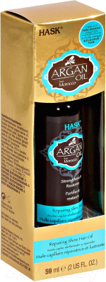 Масло для волос HASK Для восстановления и придания блеска волосам с экстрактом арганы (59мл)