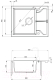 Миниатюра изображения товара Мойка кухонная Deante Andante ZQN N11A