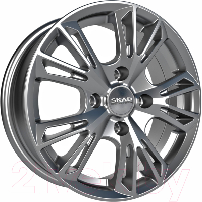 

Литой диск SKAD, Монреаль 15x6" 4x114.3мм DIA 67.1мм ET 44мм Графит