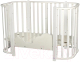 Детская кровать-трансформер INDIGO Brioni 4 в 1 / KR-0013/1 (белый) - 