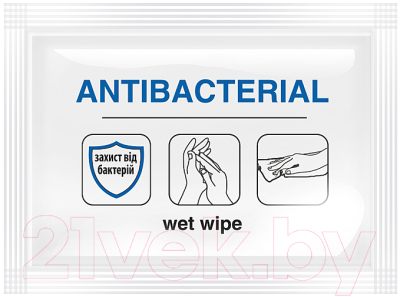 Влажные салфетки PROservice Для рук и лица Антибактериальные Бокc (80шт)