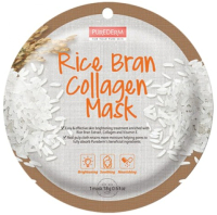

Маска для лица тканевая Purederm, Rice Bran Collagen Mask